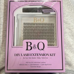 B&Qaugen Lash Clusters 280 PCS Individual Lashes B&Q 3D Effect Eyelash Clusters